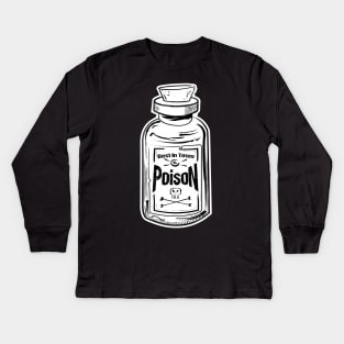 Poison bottle Kids Long Sleeve T-Shirt